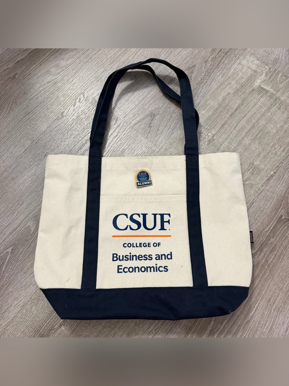 CSUF Titans College of Business and Economics Natural Tote Bag